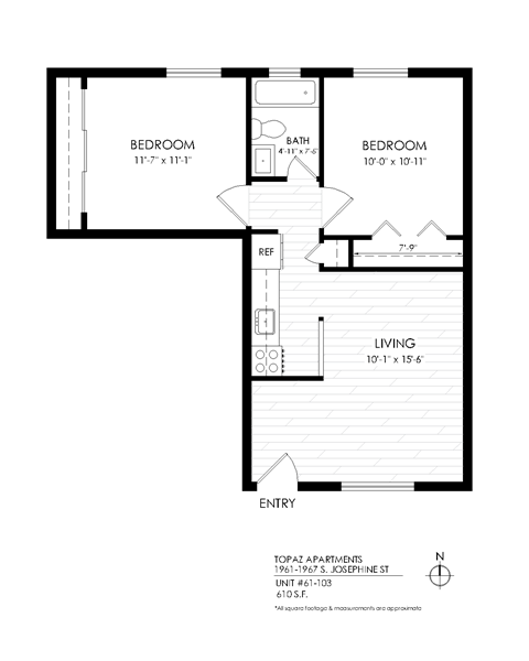 1961-1967 S Josephine Street 1-2 Beds Apartment for Rent - Photo Gallery 11